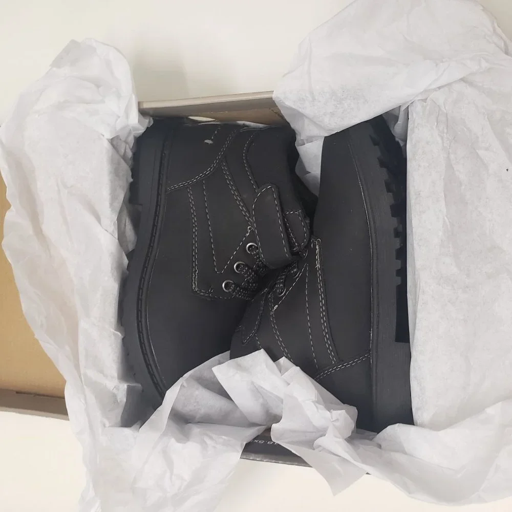NEW Crown Vintage Lil Leon Boot - in‎ Black - Size 10 Toddler